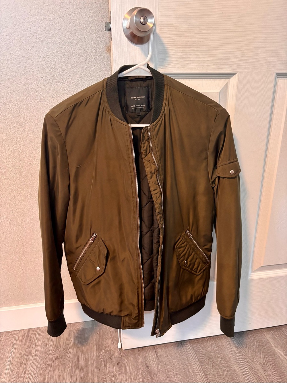 Zara Olive Green Women’s Bomber Jacket